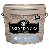 Декоративное покрытие Decorazza Seta da Vinci база Argento SD 001 1 кг