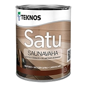 Воск для сауны Teknos Satu Saunavaha бесцветный 0,9 л