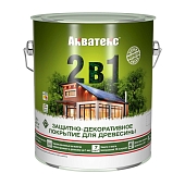 Деревозащитное средство Акватекс 2в1 венге 2,7 л