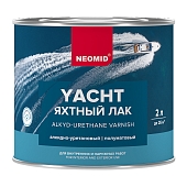 Лак яхтный Neomid Yacht алкидно уретановый полуматовый 2 л