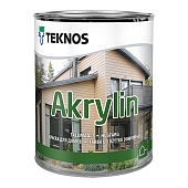 Краска фасадная Teknos Akrylin PM3 0,9 л 