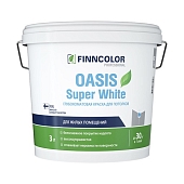 Краска специальная Finncolor Oasis Super White для потолка 3 л