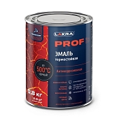 Эмаль термостойкая Lakra Prof It антикоррозионная до 500 С чёрный 0,8 кг