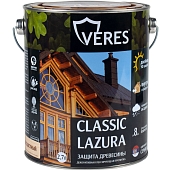 Деревозащитное средство Veres Classic Lasura №1 бесцветный 2,7 л