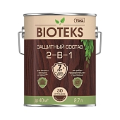 Деревозащитное средство Bioteks 2в1 бесцветный 2,7 л