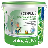 Краска интерьерная Alpa Ecoplus латексная 2 л