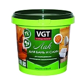 Лак специальный VGT для бань и саун 0,9 кг
