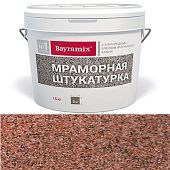 Штукатурка мраморная BAYRAMIX RED STONE -N 15кг