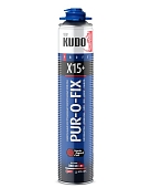 Пена-клей Kudo Pur O Fix X15+ Extra Fix полиуретановый 1000 мл