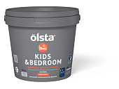 Краска интерьерная Olsta Kids&Bedroom для детских и спален база С 0,9 л