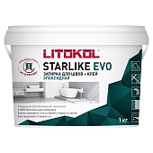 Затирка эпоксидная Litokol Starlike Evo S.300 Azzurro Pastello 1 кг