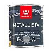 Краска специальная Tikkurila Metallista по ржавчине молотковый серебро 0,9 л